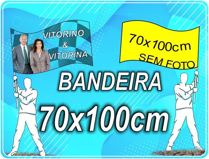 BANDEIRAS EM TNT, FAILET OU SEDALINA 70cm x 100cm