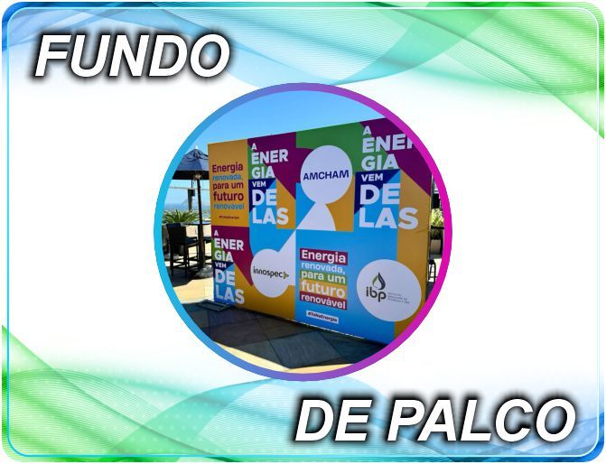 Fundo de Palco em Tecido